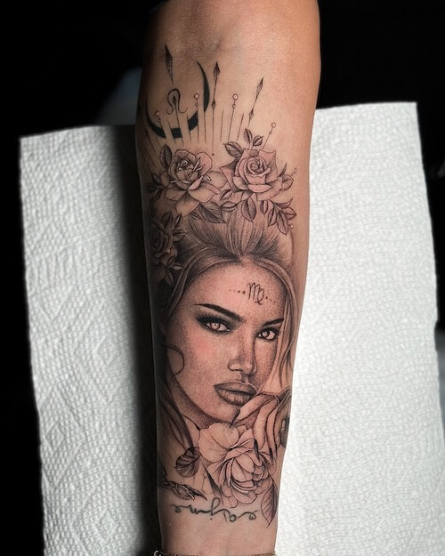 Virgo tattoos women