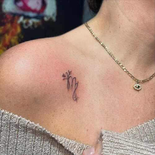 Virgo tattoos women
