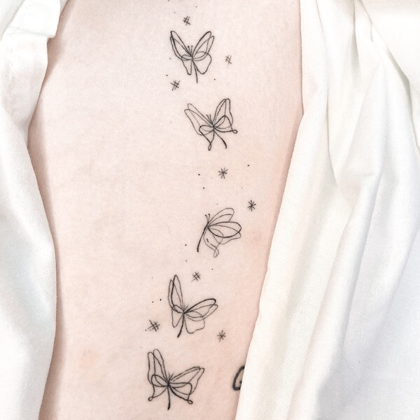 Back Butterfly Tattoo