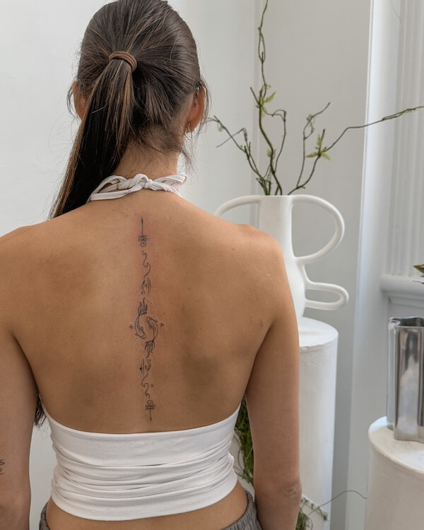 Small Back Tattoo