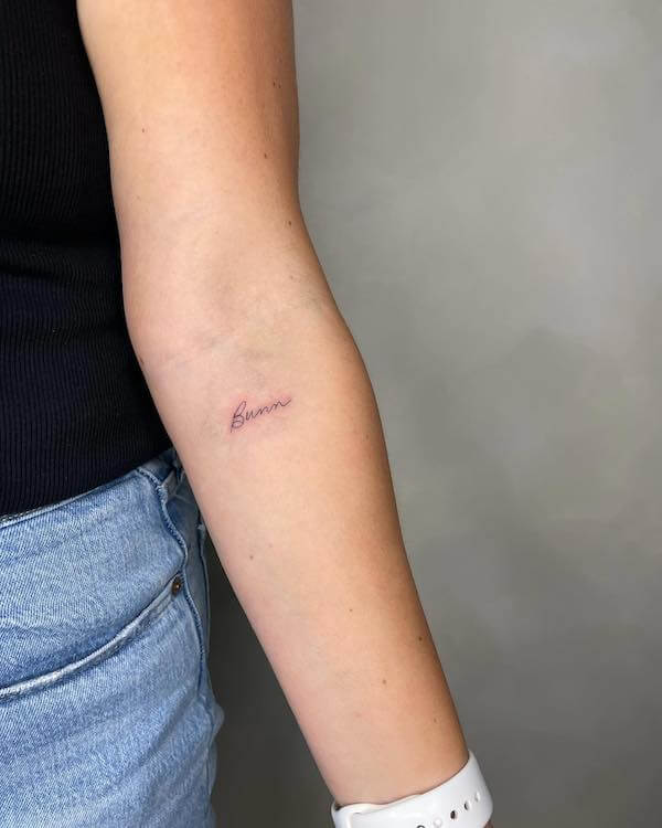 Name Tattoo