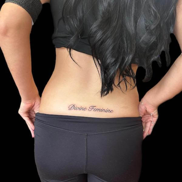Lower Back Tattoo