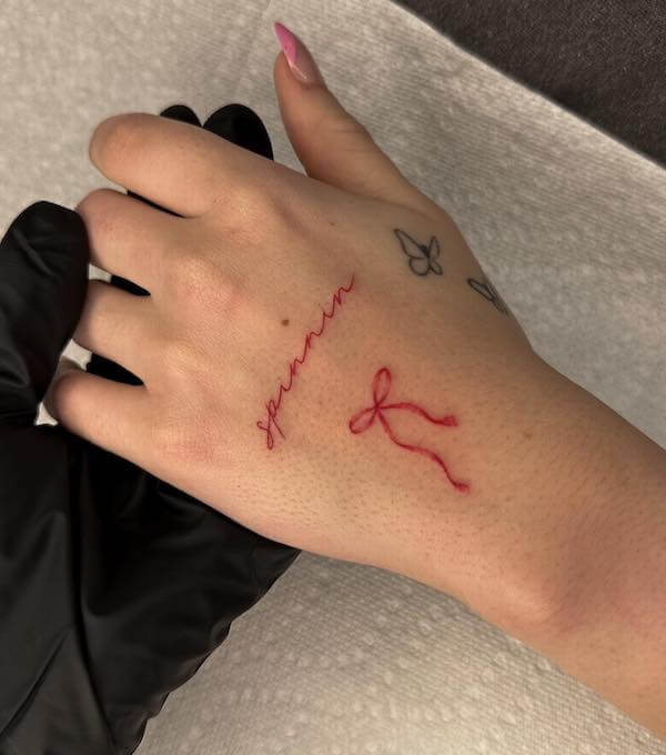 Bow Tattoo