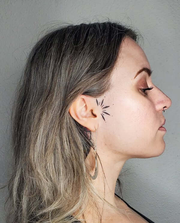 Small Ear Tattoo